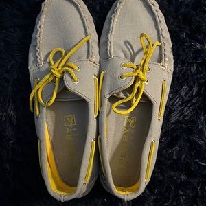 Sperry Topsider, Grey/Yellow